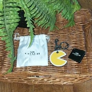 Coach X Pac-Man Leather Charm 🥰